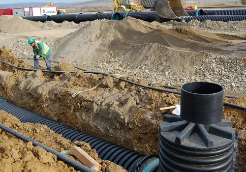 Aplicații ale țevilor corugate în subtraversări și infrastructură rutieră
