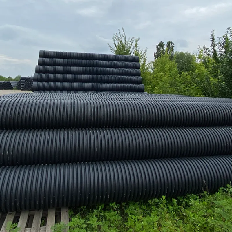 Teava Corugata/Riflata HDPE SN8 Dext400/Dint 343mm 6m