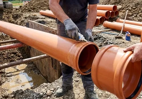 Ce înseamnă îmbinarea cu mufă și garnitură la țevile PVC