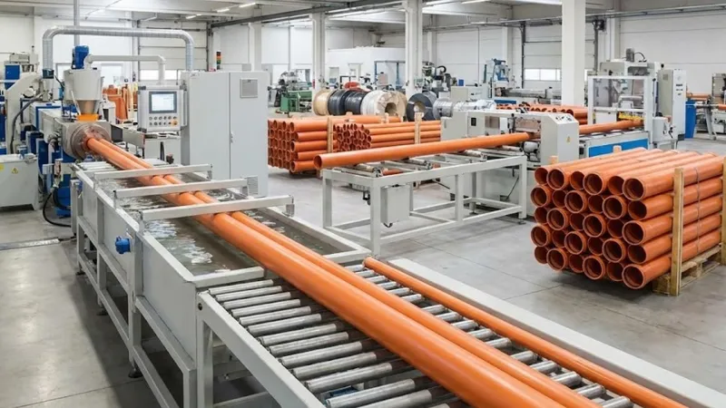 Cum se fabrică o țeavă PVC – procesul de extrudare pas cu pas