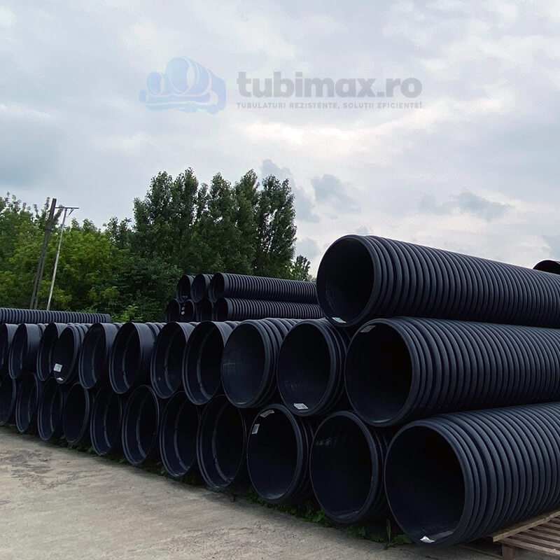 Tub Corugat 315 PEID SN4 Dext315/Dint271mm 6m