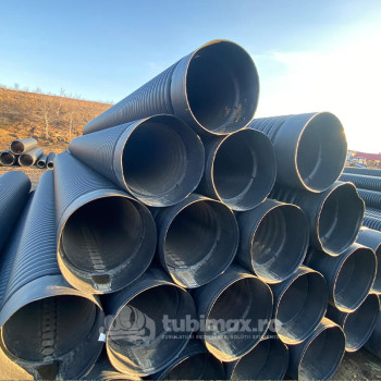 Teava Corugata/Riflata HDPE SN8 Dext571/Dint 500mm 6m