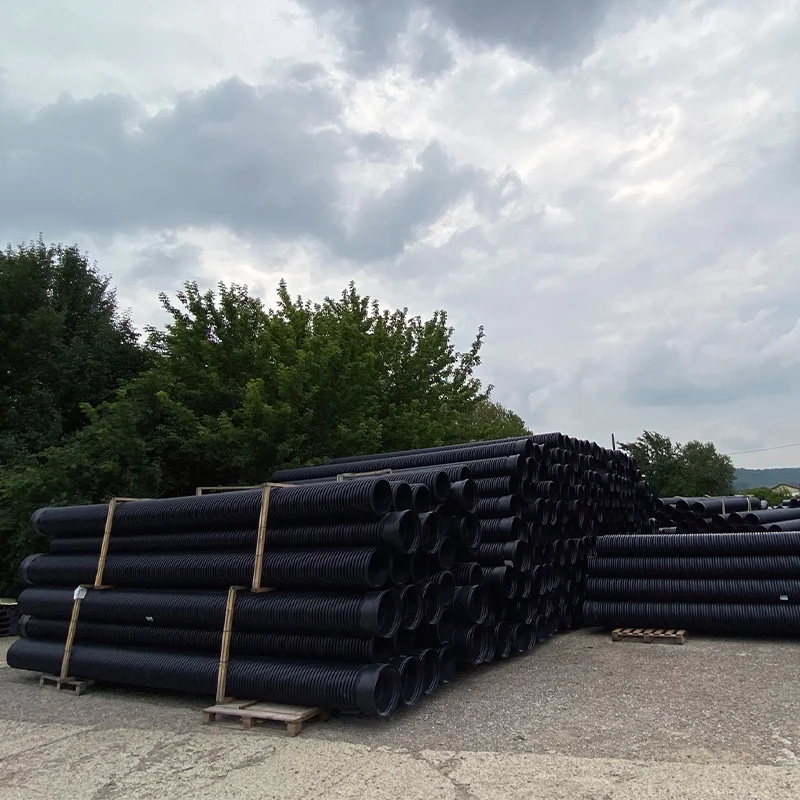 Tub Corugat 600 HDPE SN4 Dext678/Dint 600mm 6m