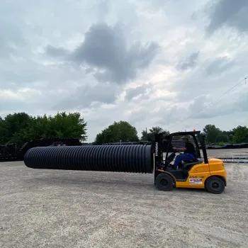 Tub Corugat 500 HDPE SN4 Dext571/Dint 500mm 6m