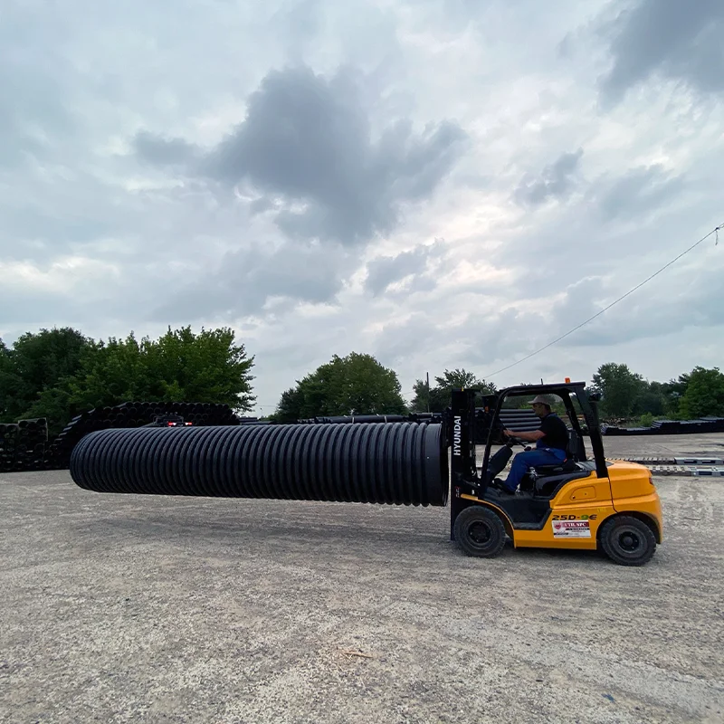 Tub Corugat 600 HDPE SN4 Dext678/Dint 600mm 6m