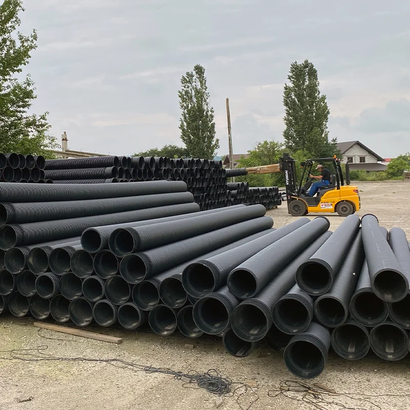 Teava Corugata 400 mm PEID SN4 Dext400/Dint343mm 6m