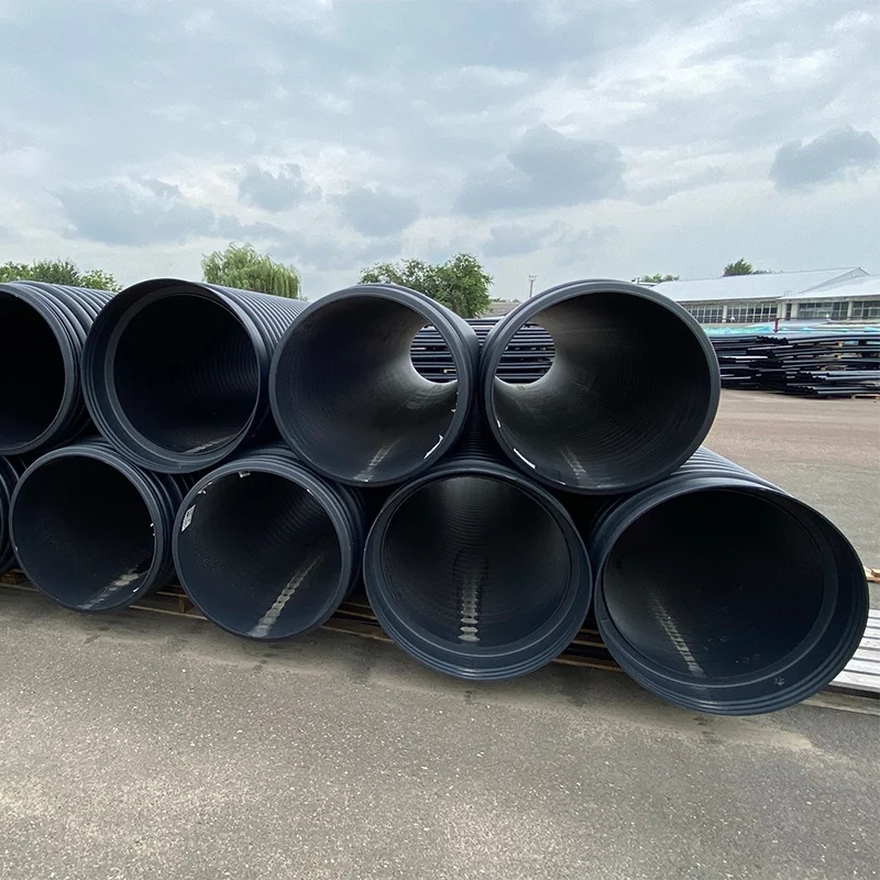 Teava Corugata 800 HDPE SN4 Dext906/Dint 800mm 6m