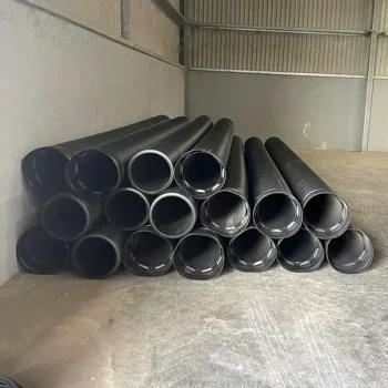 Teava Corugata HDPE SN16 Dint 2400mm cu Ranforsare de Otel