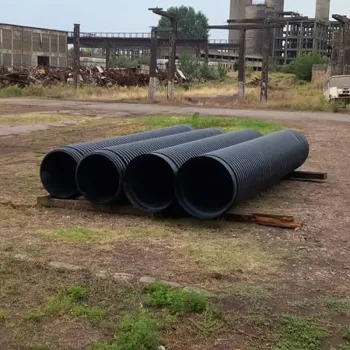 Teava Corugata HDPE SN16 Dint 2800mm cu Ranforsare de Otel