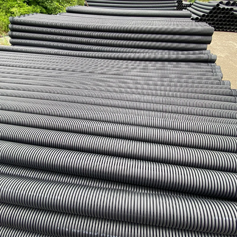Teava Corugata/Riflata HDPE SN4 Dext287/Dint 250mm 6m