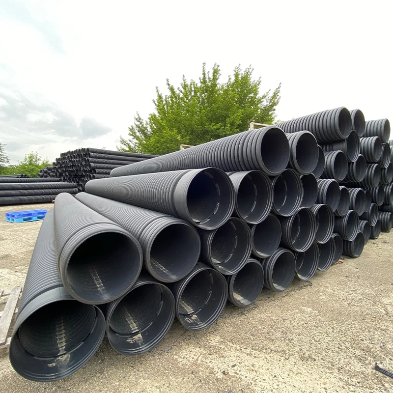 Tub corugat 800 HDPE SN8 Dext906/Dint 800mm 6m