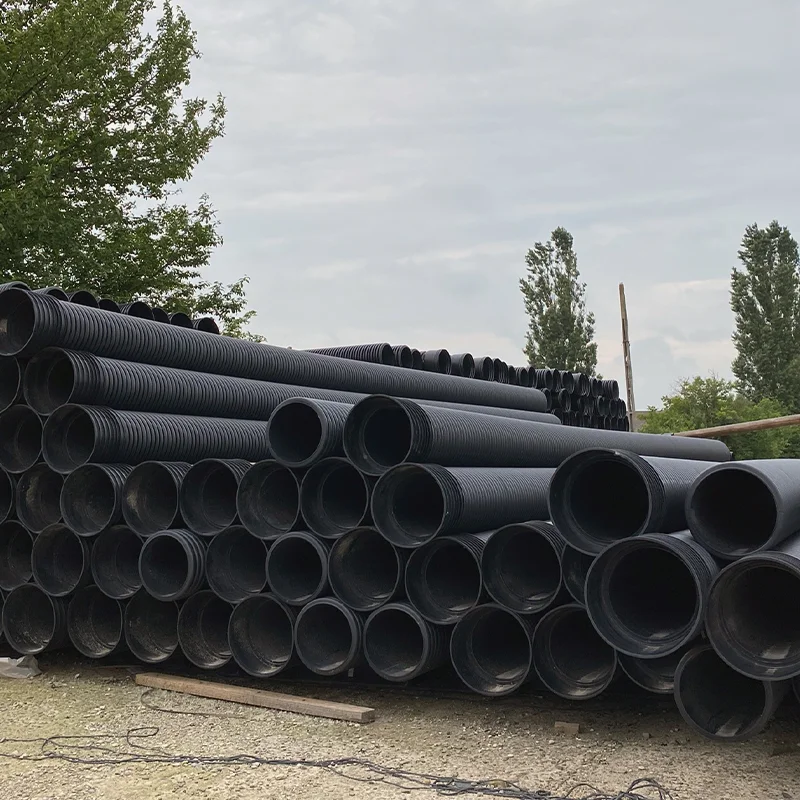 Tub corugat podet 300 HDPE SN8 Dext339/Dint 300mm 6m